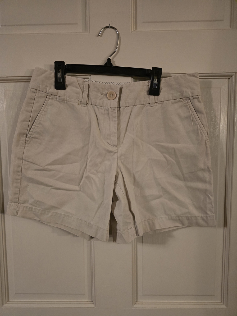 LOFT Women's Light Cream Bermuda Shorts #315